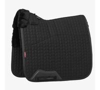 LeMieux Merino+ Half Lined Dressage Square - Black/Black - Size: Medium