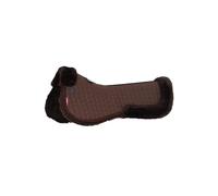 LeMieux Merino+ Half Pad - Brown/Brown Medium