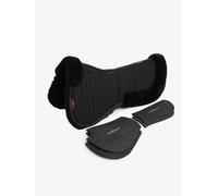 LeMieux Merino+ ProSorb 2 Pocket Half Pad - Black/Black Large
