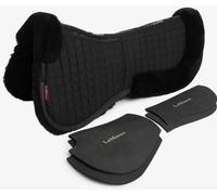 LeMieux Merino+ ProSorb 2 Pocket Half Pad - Black/Black Large