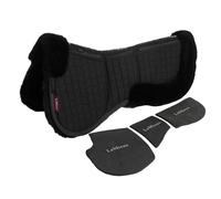 LeMieux Merino+ ProSorb 3 Pocket Half Pad - Black/Black Large