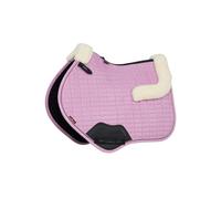 LeMieux Merino+ Suede Close Contact Square Saddlepad - Fondant