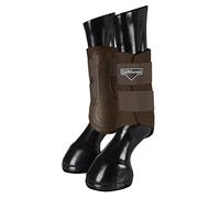 LeMieux Mesh Brushing Horse Boots - Protective Gear and Training Equipment - Equine Boots, Wraps & Accessories (Brown/Small)