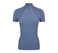 LeMieux Mia Mesh Short Sleeve Base Layer - Womens Equestrian Horse Riding Top - Ice Blue - UK18