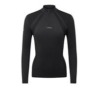 LeMieux Mia Mesh Womens Long Sleeve Base Layer - Black 10