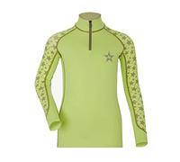 LeMieux Mini Base Layer Top - My Long Sleeve Athletic Thermal Shirts - Equestrian Apparel & Gear for Horseback Riding (Mist/3-4 Years)