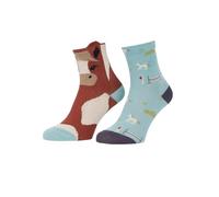 LeMieux Mini Character Childrens Socks 2pk - Flash 9-12