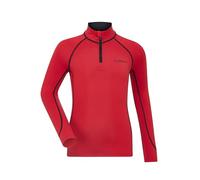 LeMieux Mini Classique Base Layer - Childrens Equestrian Horse Riding Long Sleeve Top - Chilli Red - 3-4years