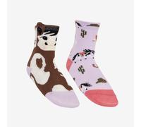 LeMieux Mini Cotton Character 2 Pack Paint Pony Socks - Lilac - Size: Small