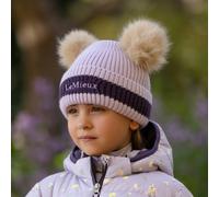 LeMieux Mini Double Pom Beanie - Lilac