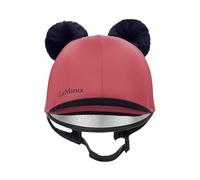 LeMieux Mini Double Pom Hat Silk - Cranberry - Red