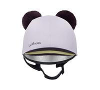LeMieux Mini Double Pom Hat Silk - Detachable Pom Poms - Lilac