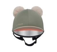 LeMieux Mini Double Pom Hat Silk - Detachable Pom Poms - Rosemary