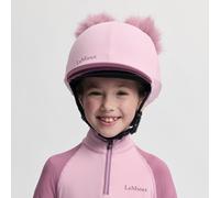 LeMieux Mini Double Pom Hat Silk - Fondant - Light Pink