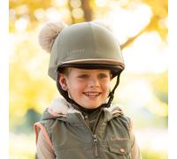 LeMieux Mini Double Childrens Pom Hat Silk - Rosemary