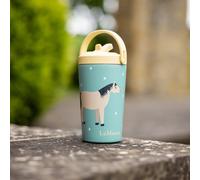 LeMieux Mini Pony Print Stainless Steel Drinks Bottle - Aqua