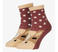 LeMieux Mini Childrens Fluffy Character Socks - Chancer 9-12