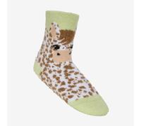LeMieux Mini Fluffy Character Socks - Montana - Brown - Size: Large