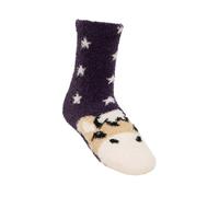 LeMieux Mini Fluffy Childrens Character Socks - Fjord Pony Lilac
