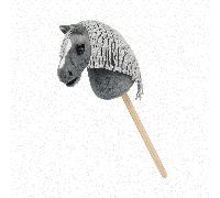 LeMieux Mini Hobby Horse - Smokey - Detachable Stick - Suitable for Ages 3+ | New Smaller Size Hobby Horse - Fits LeMieux Toy Pony Accessories - Perfect for Hours of Hobby Horsing Fun