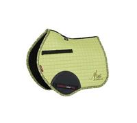 LeMieux Mini Jump Suede Square Saddle Pads for Ponies - Breathable & Soft - Bamboo Lining - Saddle Pads for Horses - Equestrian Riding Equipment and Accessories - Kiwi