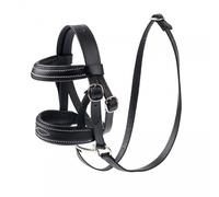 LeMieux Toy Pony Bridle Black - Real Design with Metal Bit & Reins Leather - Delicate Stitching Detail - Educational Toy - Wipe Clean - Handmade - Suitable for Ages 8+