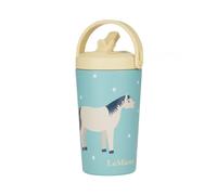LeMieux Mini Pony Print Stainless Steel Drinks Bottle - Aqua