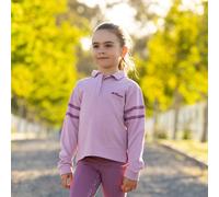 LeMieux Mini Robbie Rugby Shirt - Mallow - Dark Pink - Size: Age 9-10