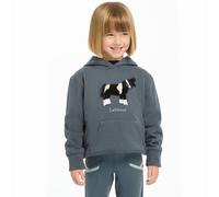LeMieux Mini Romi Hoodie - Pull Over Hoodie - String Mane & Tail - Petrol - 9-10years