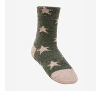 LeMieux Mini Sasha Star Fluffies Socks - Beige - Size: Large