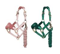 LeMieux Mini Vogue Headcollar Evergreen or Pink Quartz - A Soft Halter with Fleece Inserts, Pink Quartz, Mini