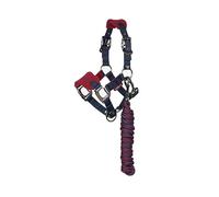 LeMieux Mini Vogue Headcollar & Leadrope - Perfect for Ponies - Adjustable at Curb and Poll - Burgundy - Super Mini