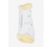 LeMieux Motionflex Dressage Boots With Fleece Edge - Medium - White/Natural