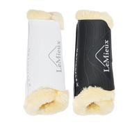 LeMieux Motionflex Dressage Boots With Fleece Edge - White/Natural - Medium