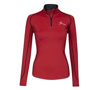 LeMieux My Base Layer in Chilli with Thermal Regulating Fabric, Flat Lock Stitching Soft Seams & 360 Degree Stretch - UK 10
