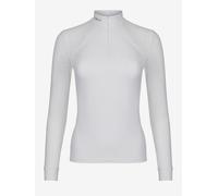 LeMieux Olivia Long Sleeve Show Shirt Technical Wicking Top White/Navy/Mist 6-18