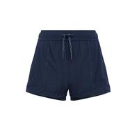 LeMieux Penny Shorts - Womens Double Layer Sports Shorts - Two Inner Pockets - Drawstring Waist - Navy - UK16