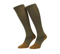 LeMieux Performance Horseback Riding Socks - Padded Heel & Toe - Seamless with Four-Way Stretch - Alpine - Medium