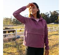 LeMieux Perri Half Zip Waterproof Jacket - Mallow - Dark Pink - Size: Large