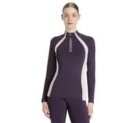 LeMieux Philippa Mesh Base Layer - UV50+ - Sweat-Wicking Mesh Panels - Four-Way Stretch - Juniper - UK8