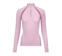 LeMieux Ladies Philippa Mesh Long Sleeve Base Layer - Fondant - Womens Horse Riding Base Layer Tops - Light Pink - Size: UK12