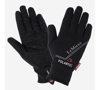 LeMieux PolarTec Adults Horse Riding Gloves - Black - Small