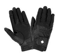 LeMieux Pro Touch Classic Leather Riding Glove - Horse Riding Gloves - Black - Size: Small