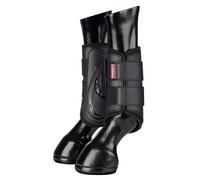 LeMieux ProShell Brushing Horse Boots - Protective Gear and Training Equipment - Equine Boots, Wraps & Accessories (Black/Medium)