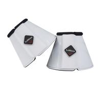 LeMieux ProShell Overreach Horse Boots - Over Reach or Bell Boots for Horses - Protective Gear and Training Equipment - Equine Boots, Wraps & Accessories (White/Large)