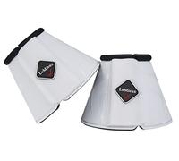 LeMieux ProShell Overreach Horse Boots - Over Reach or Bell Boots for Horses - Protective Gear and Training Equipment - Equine Boots, Wraps & Accessories (White/Large)