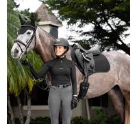 LeMieux ProSorb Plain 2 Pocket Close Contact Square - Black - Size: Large