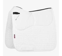 LeMieux ProSorb Plain 2 Pocket Dressage Square - White - Size: Large