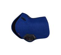 LeMieux ProSport Suede Close Contact Square (D-Ring) - Benetton Blue, Small/Medium