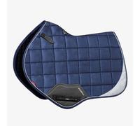 LeMieux Reflective Suede Close Contact Square - Navy - Size: Full